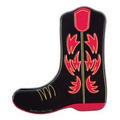 Black/ Red Cowboy Boot-Shaped Mint Tin w/ Logo Drop (74 Mints)